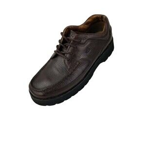 Sperry Top-Sider Low Boot Shoes Rubber Soles Size 7.5 Brown Leather